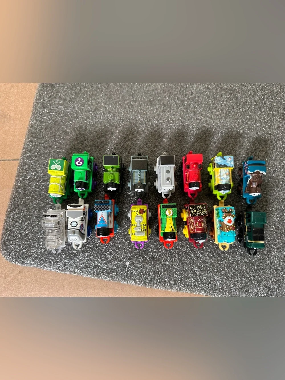 Thomas The Train & Friends Micro Trains Minis Lot  of 16 Retro Miniatures